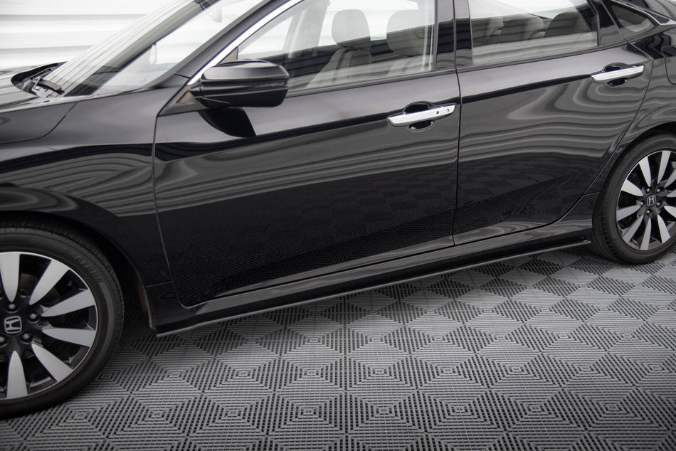 Street Pro Side Skirts Diffusers suitable for Honda Civic Mk10