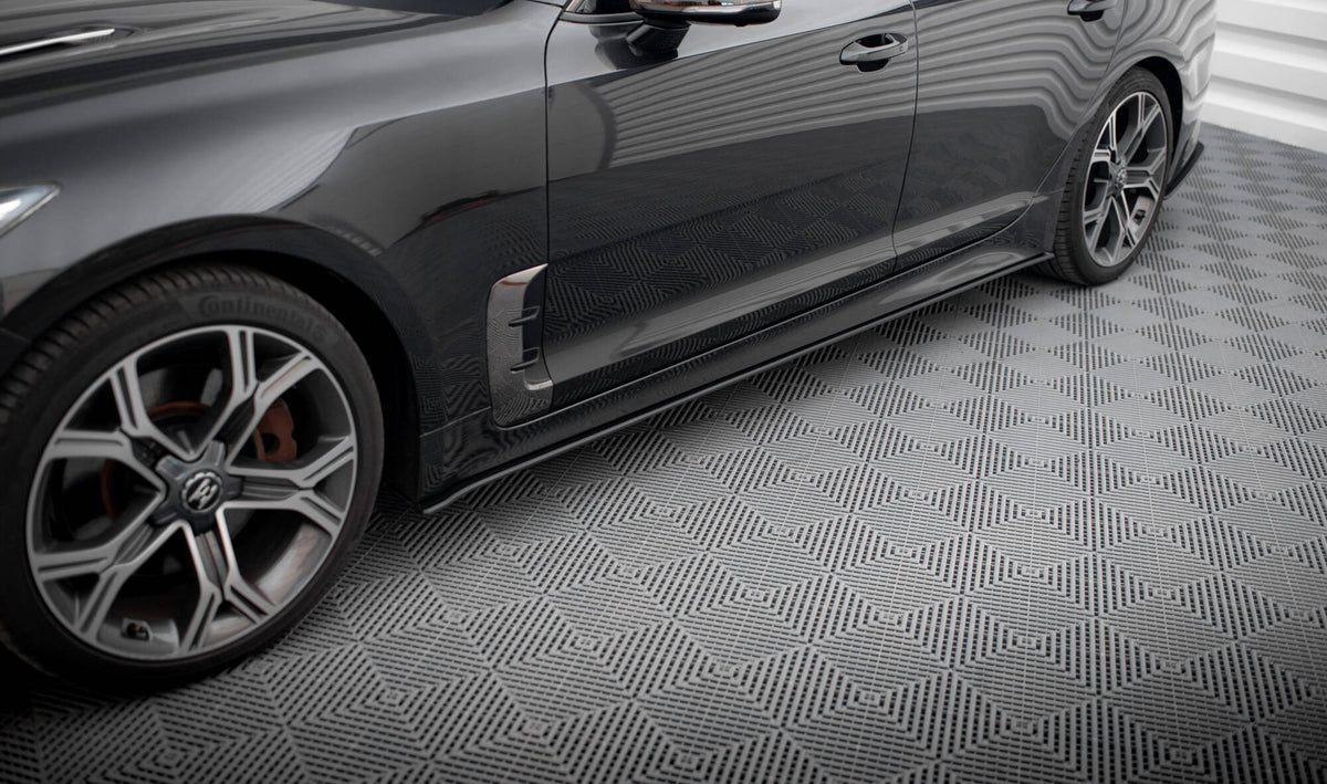 Street Pro Side Skirts Diffusers suitable for Kia Stinger GT / GT-Line / Standard Mk1