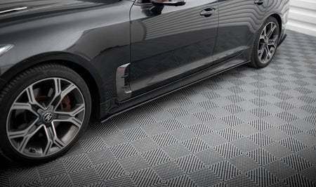 Street Pro Side Skirts Diffusers suitable for Kia Stinger GT / GT-Line / Standard Mk1