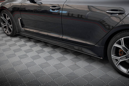 Street Pro Side Skirts Diffusers suitable for Kia Stinger GT / GT-Line / Standard Mk1