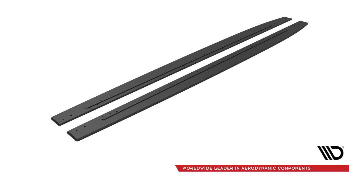 Street Pro Side Skirts Diffusers suitable for Mercedes-AMG C43 Coupe / Cabrio C205  Facelift / A205 Facelift