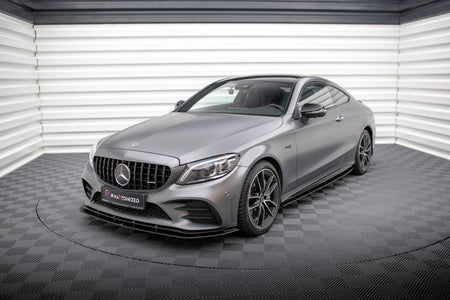 Street Pro Side Skirts Diffusers suitable for Mercedes-AMG C43 Coupe / Cabrio C205  Facelift / A205 Facelift