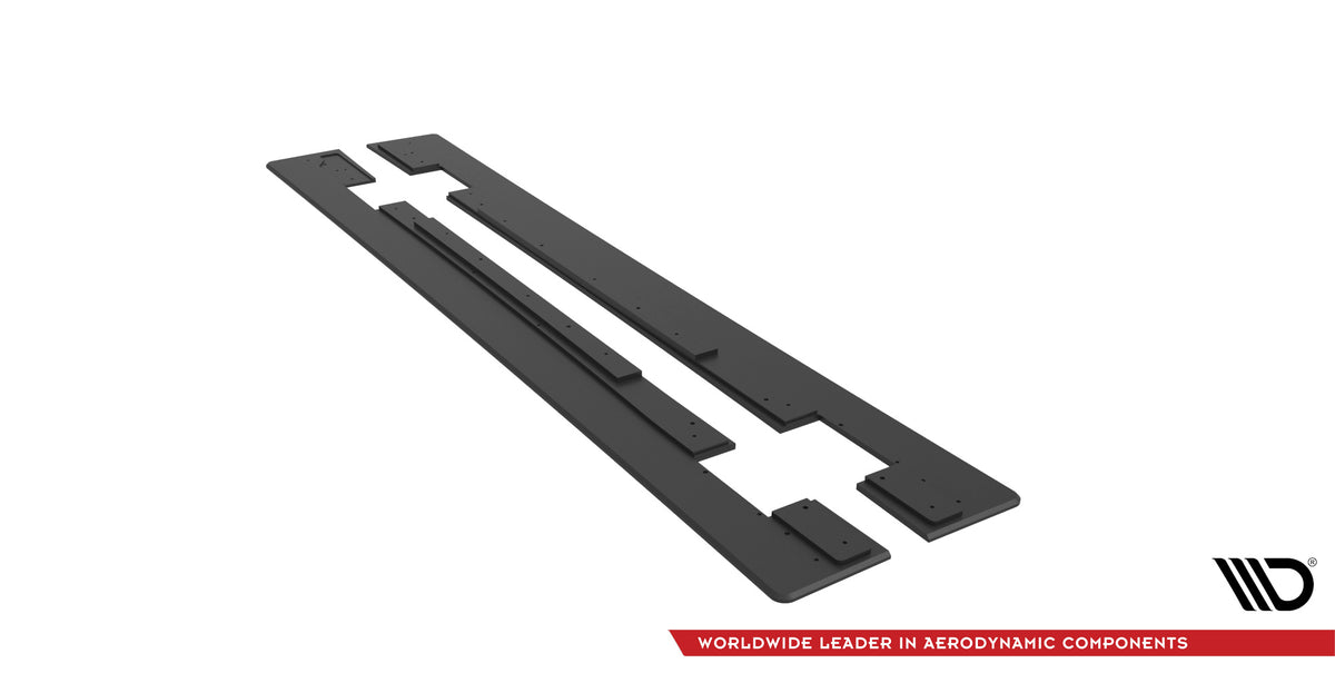 Street Pro Side Skirts Diffusers suitable for Mercedes-AMG CLA 45 C117 Facelift