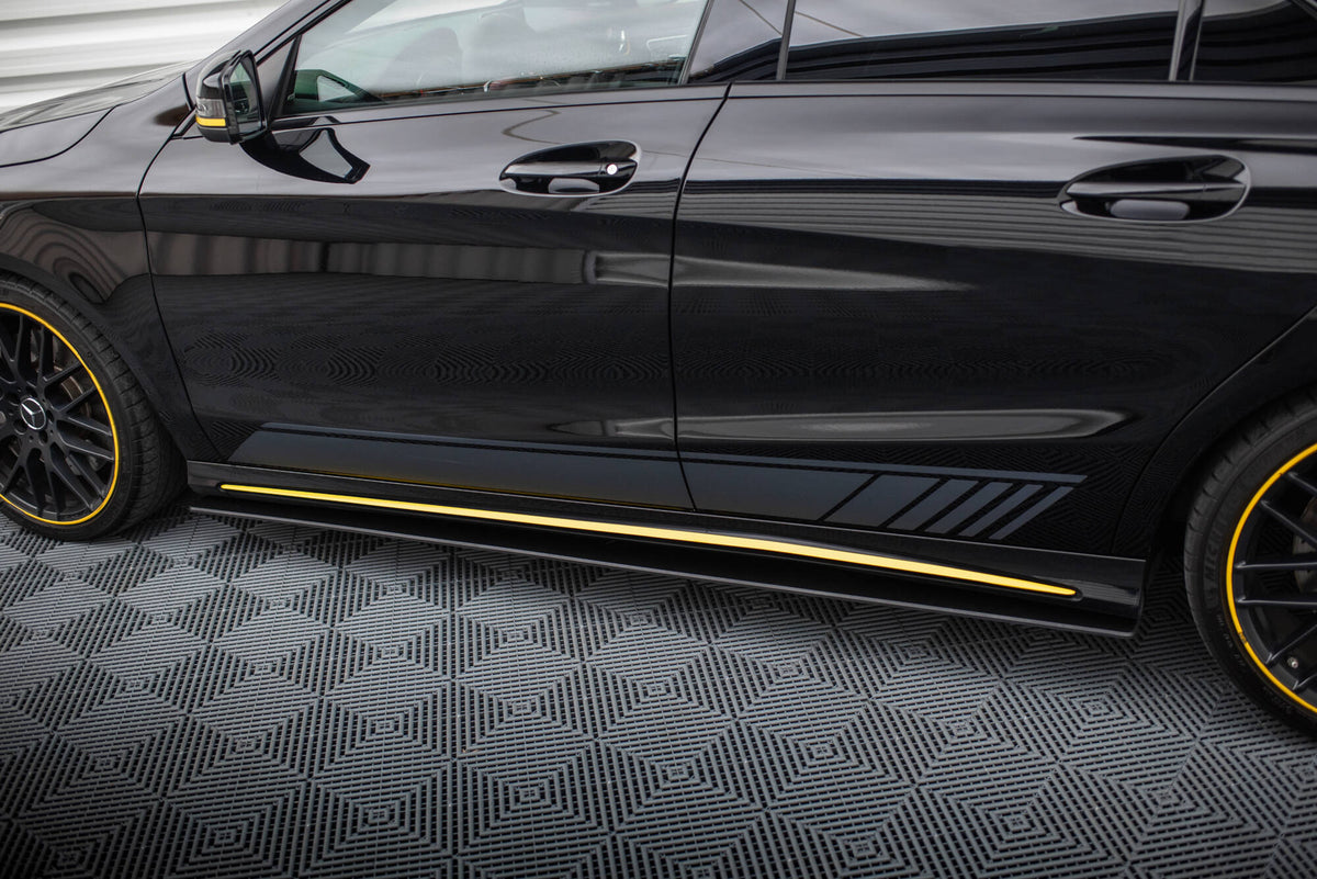 Street Pro Side Skirts Diffusers suitable for Mercedes-AMG CLA 45 C117 Facelift