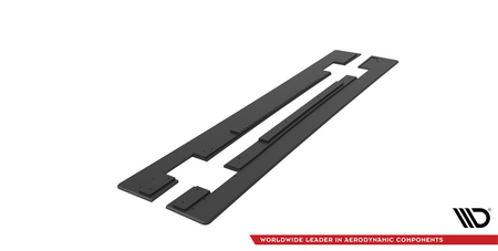 Street Pro Side Skirts Diffusers suitable for Mercedes-AMG CLA 45 C117 Facelift