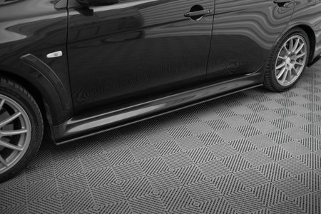 Street Pro Side Skirts Diffusers suitable for Mitsubishi Lancer EVO X