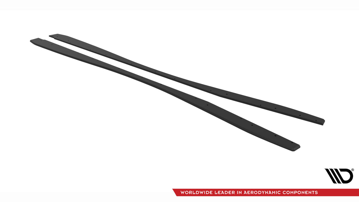Street Pro Side Skirts Diffusers suitable for Nissan GTR R35 Facelift