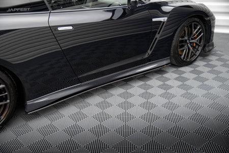 Street Pro Side Skirts Diffusers suitable for Nissan GTR R35 Facelift