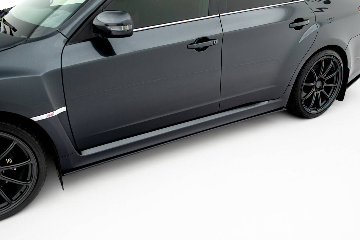 Street Pro Side Skirts Diffusers suitable for Subaru Impreza WRX STI Mk3 Facelift