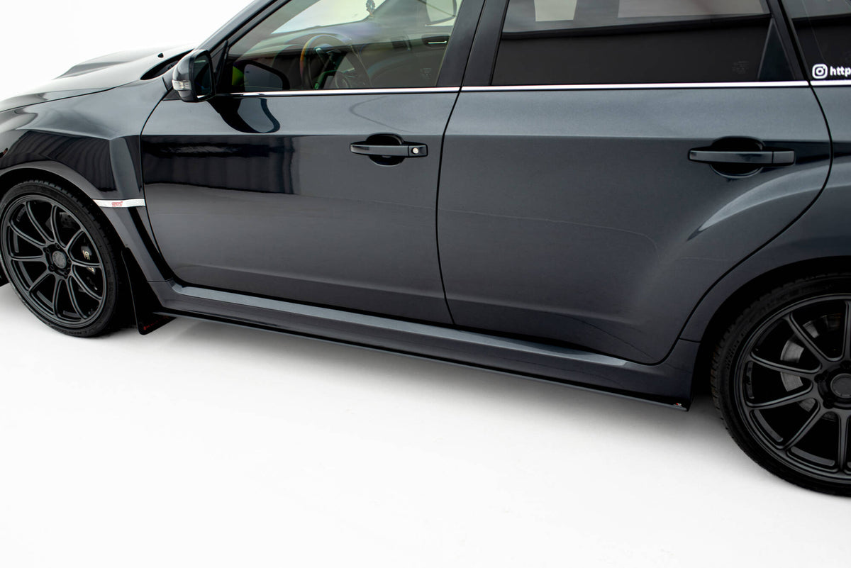 Street Pro Side Skirts Diffusers suitable for Subaru Impreza WRX STI Mk3 Facelift