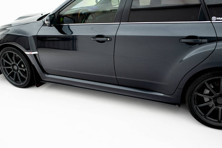 Street Pro Side Skirts Diffusers suitable for Subaru Impreza WRX STI Mk3 Facelift