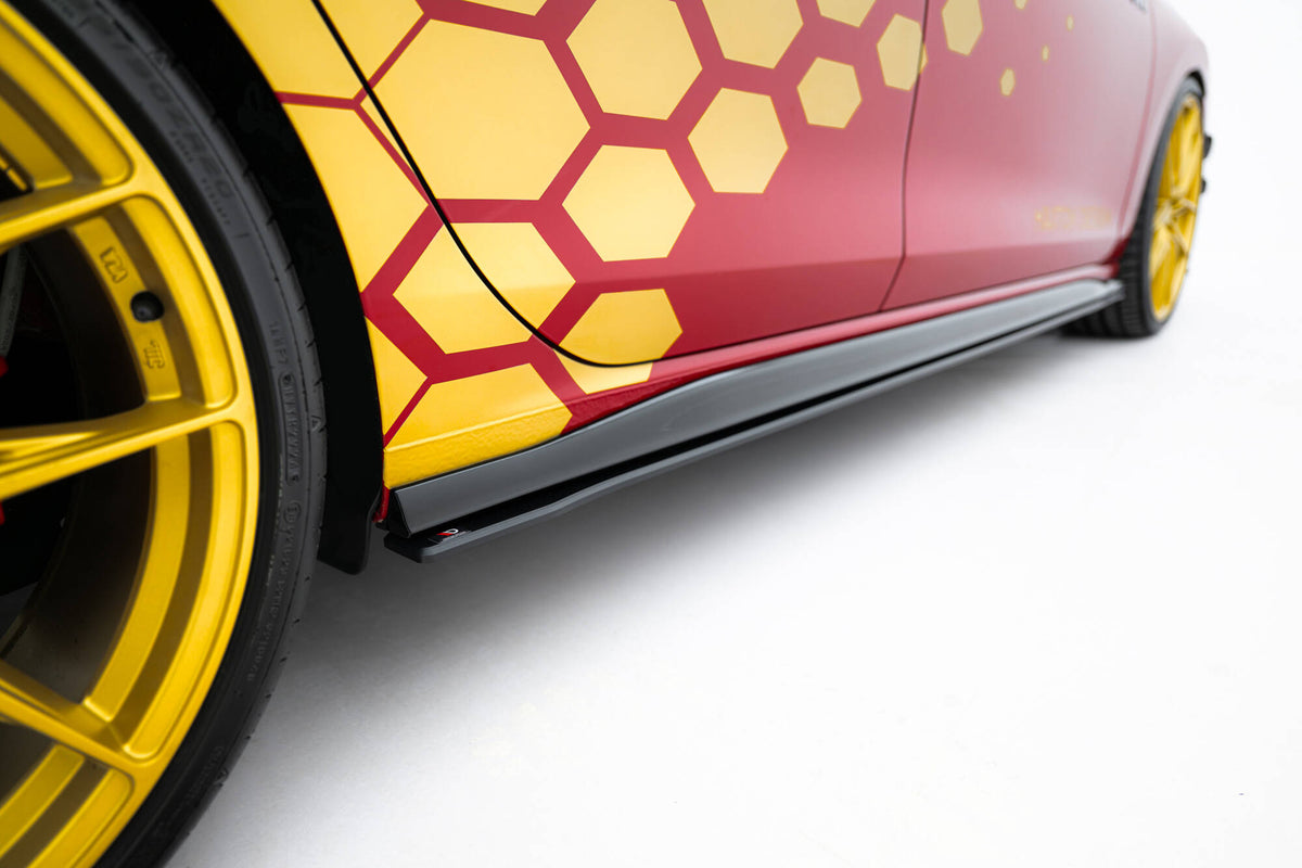 Street Pro Side Skirts Diffusers suitable for Volkswagen Golf GTI Clubsport Mk8 Facelift