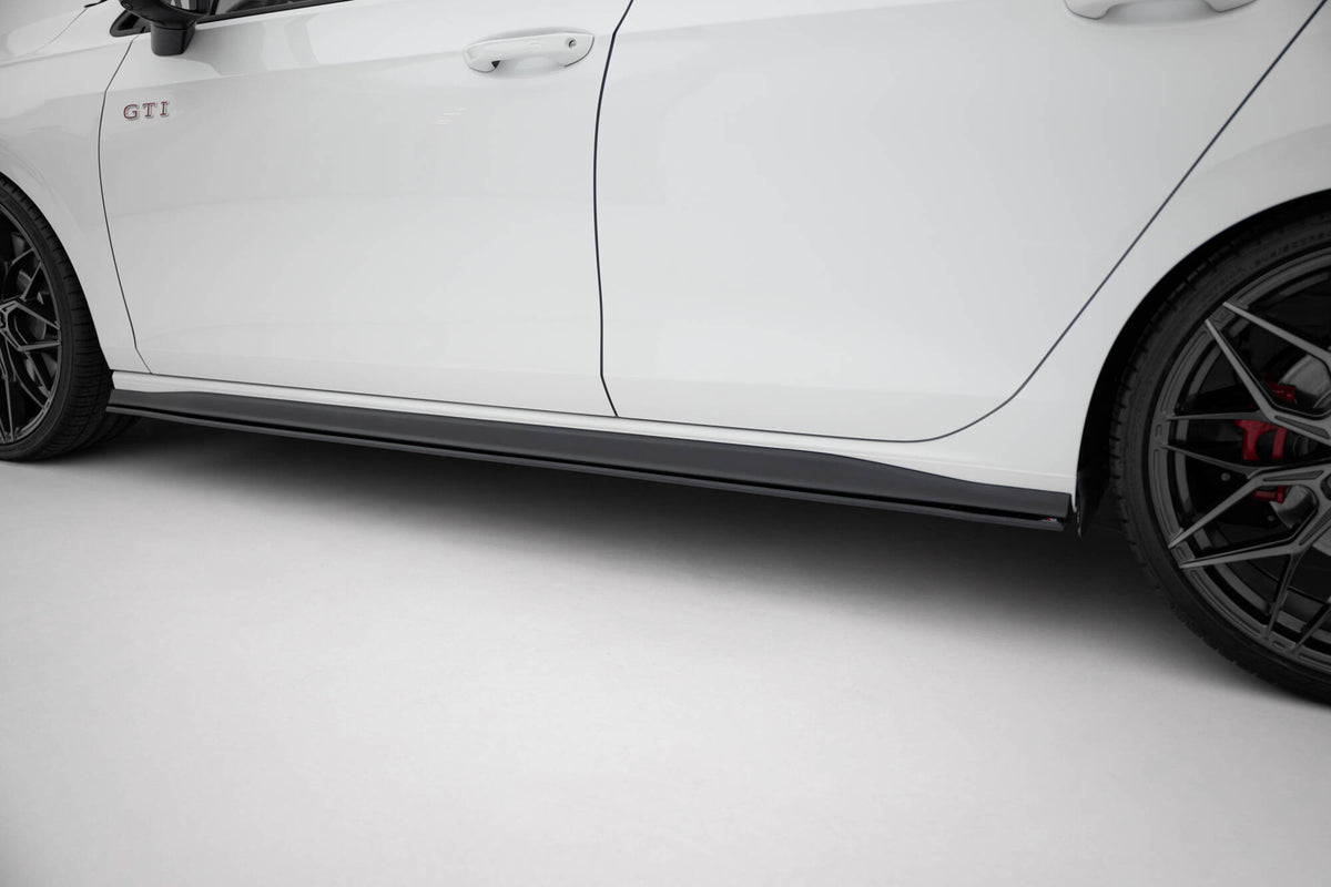 Street Pro Side Skirts Diffusers suitable for Volkswagen Golf GTI / GTE / GTI Clubsport / R-Line Mk8
