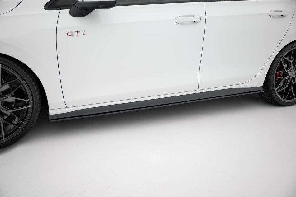 Street Pro Side Skirts Diffusers suitable for Volkswagen Golf GTI / GTE / GTI Clubsport / R-Line Mk8