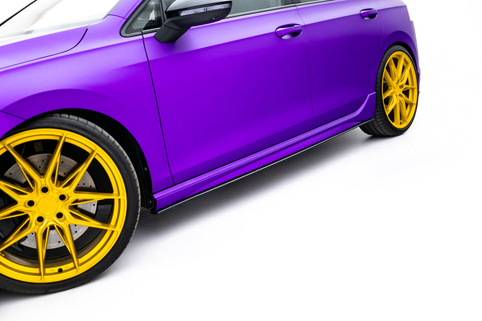 Street Pro Side Skirts Diffusers suitable for Volkswagen Golf R Hatchback Mk8 Facelift