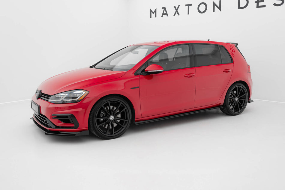 Street Pro Side Skirts Diffusers suitable for Volkswagen Golf R / R-Line Mk7 Facelift