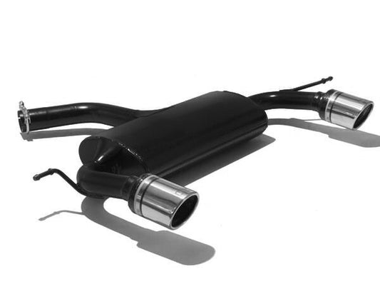 Duplex sports exhaust for VW Scirocco 3 left right 90mm TSI TDI