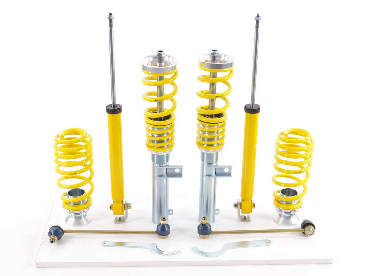 FK hardness adjustable coilover kit VW Golf 5 1K 2003-2008 with 50mm strut