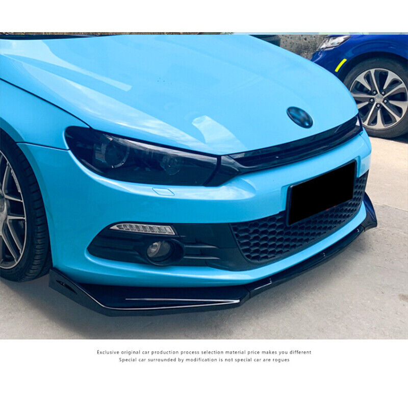 Mat crni prednji spojler branika za VW Scirocco 2008-2020