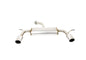 Ulter stainless steel duplex sports exhaust Volkswagen SCIROCCO 3 each 90mm