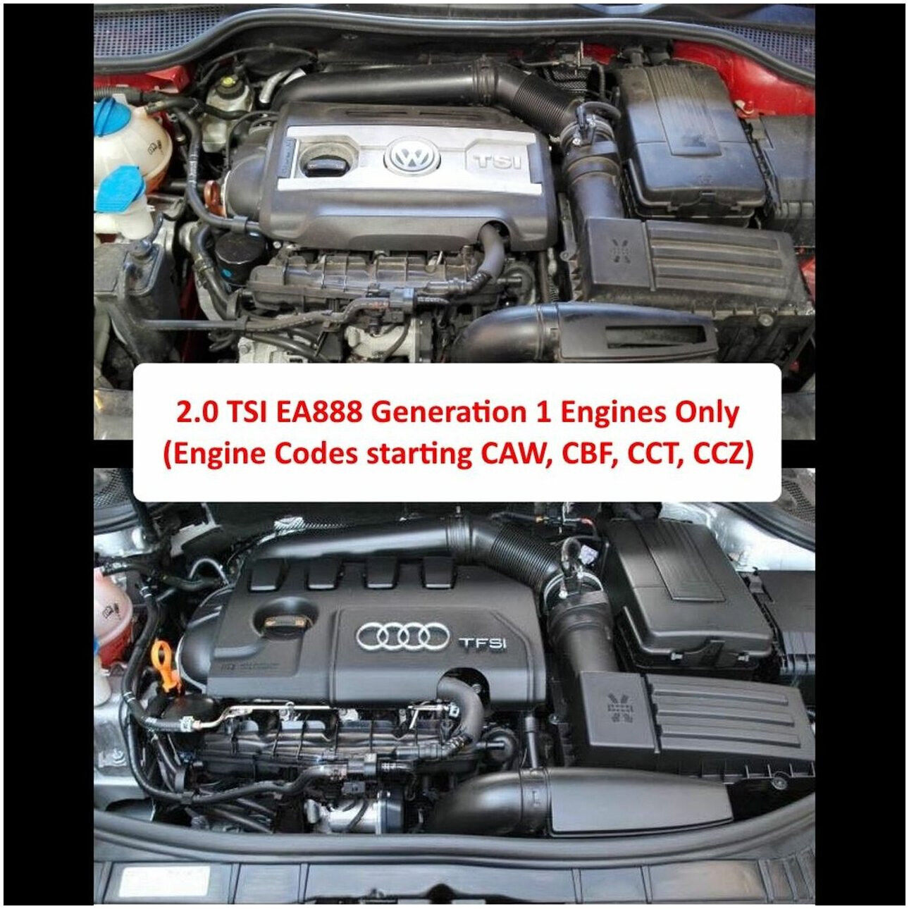 Performance Intake Foam Air Filter Kit Ramair for VW Golf MK6 Jetta Passat Eos