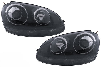 Xenon Look prednja svjetla prikladna za VW Golf 5 V Mk5 (2003-2007) Jetta (2005-2010) GTI R32 Black Edition
