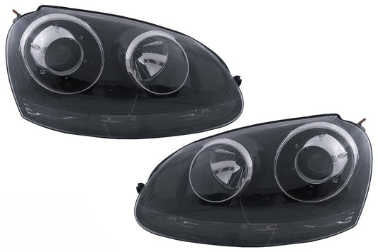 Xenon Look prednja svjetla prikladna za VW Golf 5 V Mk5 (2003-2007) Jetta (2005-2010) GTI R32 Black Edition