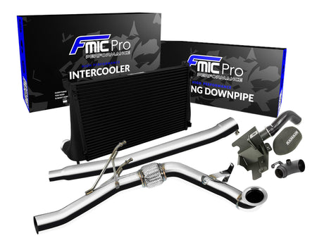 Power Pack for VW Golf 7 R 2.0 TSI 2013 - 2017 AWD 4MOTION Intercooler Downpipe Intake System - FMICPRO-PP-001