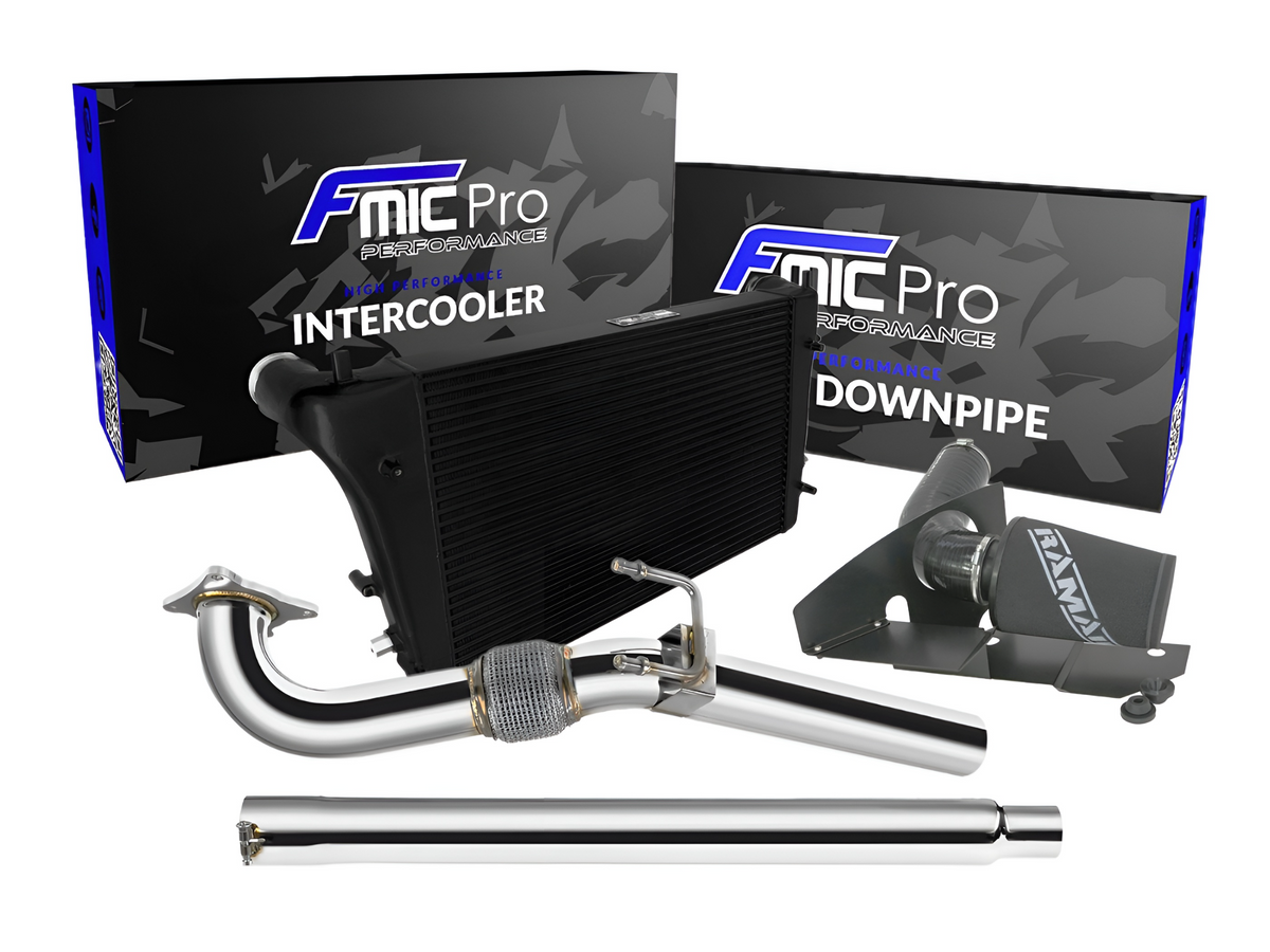 Power Pack for VW Volkswagen Golf VI GTI 2.0 TSI 2009-2013 FWD Intercooler Downpipe Intake System - FMICPRO-PP-012